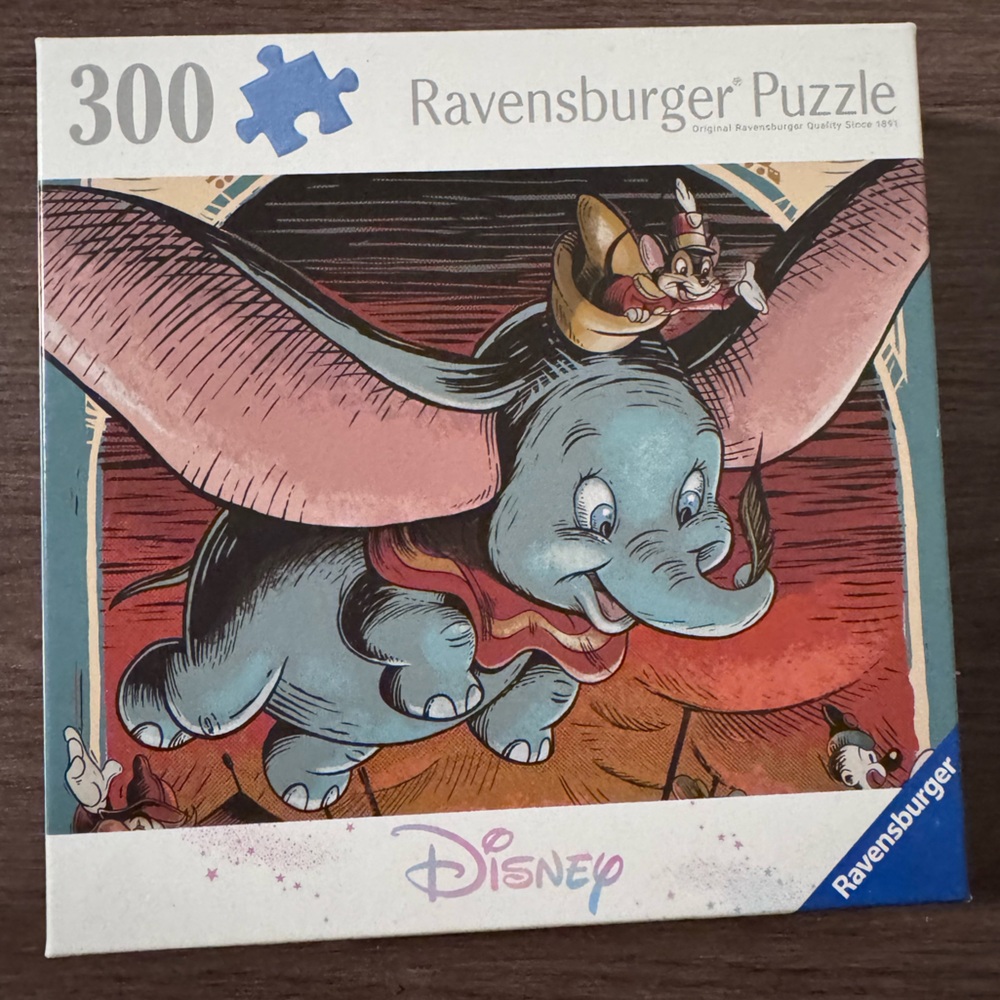Ravensburger Disney Dumbo Puzzle with Blue and Pink